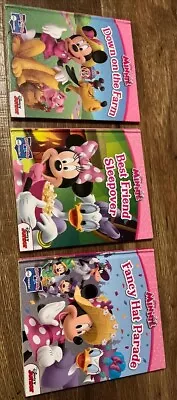 Lot Of 3 Disney Minnie Story Reader/ Me Reader Children's Hardback Books Only • $4.99