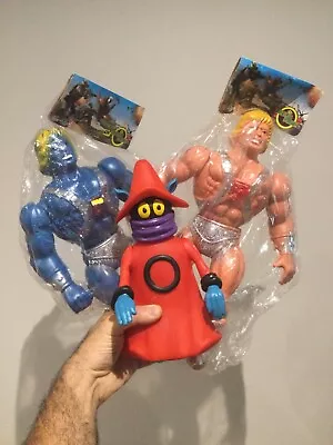 Uber Rare Htf Motu Blown Plastic Faker He-man Bootleg Giants & Orko Sofubi Giant • $29.99