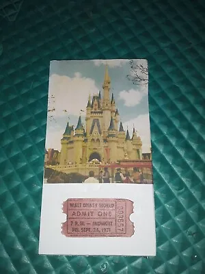 Disney World Magic Kingdom Ticket Display Prop Pre Opening  Preview • $59.99