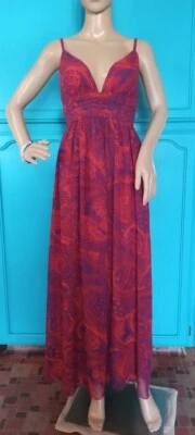 $30 • Buy MODA International [Victoria Secret] Tie Back Maxi Dress