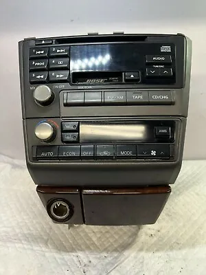 2001 Infiniti I30 Ac Heater Controls And Radio Am/fm Player Oem (391) • $170.99