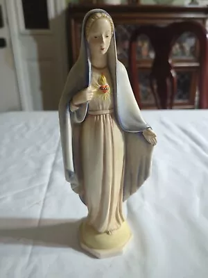 Rare Goebel Sacrart Tmk 3 Virgin Mary Porcelain Figurine 11  • $97.74