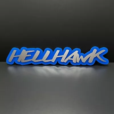 1 HELLHAWK Emblem Badge Fits WK2 Jeep Trackhawk Grand Cherokee Door Or Liftgate • $24.90