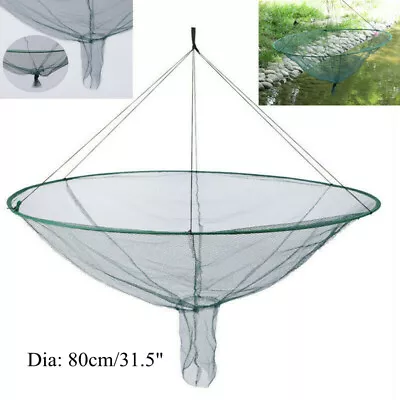 31'' Fishing Bait Trap Net Fishing Net Cast Crab Minnow Crawdad Shrimp Pond Mesh • $10.69