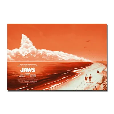 82808 Jaws 1 2 Classic Movie 0 Wall Print Poster AU • $71.45