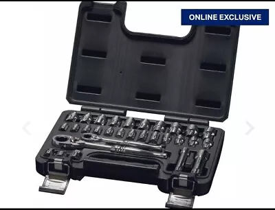 Halfords Advanced 30 Piece Metric Vortex Socket Set  Go Through Hole Pass • $98.21