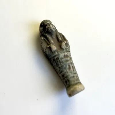 Handmade Faience Ushabti Ancient Egyptian Mummy Funerary Statue Figure Amulet • $28