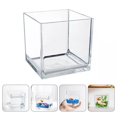  Mini Fish Tank PC Multi-function Aquarium 10 Gallon Glass Bowl • $35.15