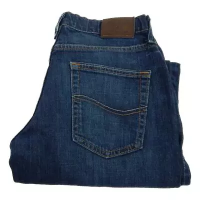 £18.99 • Buy Lee Jeans Straight Stretch Blue Size 10 Waist 29 Leg 30 W29 L30 Zip Fly (P9480)