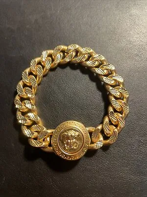 Beautiful Versace Gold Tone Bracelet 7 Inches • $169.99