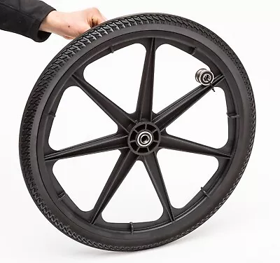 24  Flat Free Tire | Plastic Spoke Wagon And Garden Cart Wheel | Lapp Wheels • $53.20