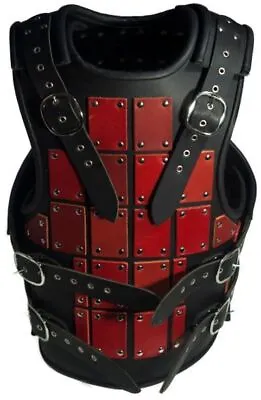 LARP Leather Bringandine Armor Medieval Breastplate Roleplay Costume Halloween • $131.99