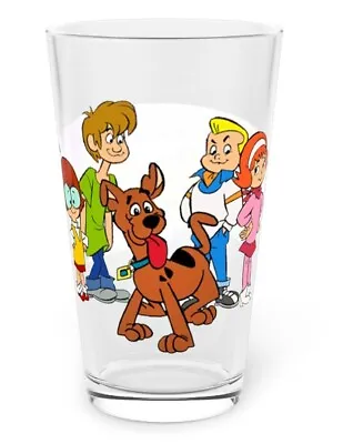 A Pup Named Scooby Doo Pint Glass 16oz - Shaggy Velma Freddy Daphne • $21.99