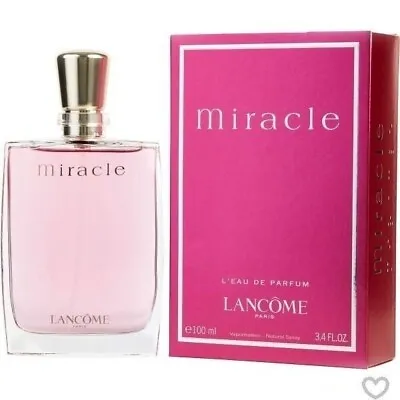 Miracle By Lancome L'eau De Parfum Spray For Women 3.4 Oz./100 Ml • $34.95