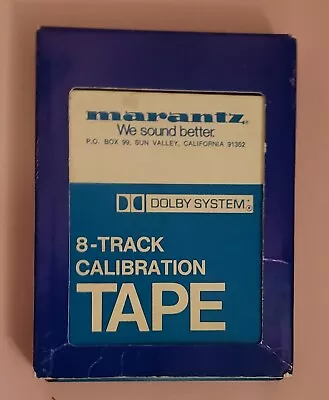 RARE Marantz 8 TRACK Recorder Tape Deck Dolby Calibration Tape • $179