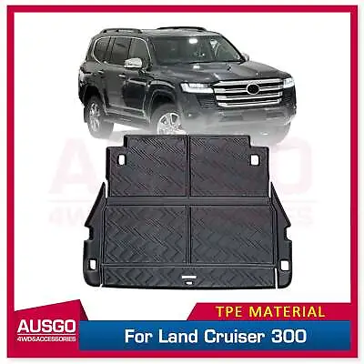 $79.99 • Buy AUSGO TPE Cargo Mat Boot Mat For Toyota Landcruiser 300 Series 7 Seats 2021+