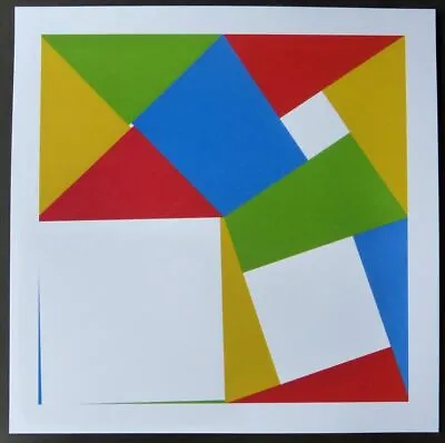 MAX BILL - 1989 Serigraphy  Rotation Of Color Quantities  • $44.75