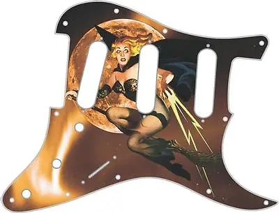 Stratocaster Strat Custom Fender SSS 11 Hole Guitar Witchcraft Moon • $59.40