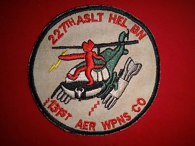 Vietnam War Patch US 227th Assault Helicopter Battalion 131st AERO WEAPONS Co. • $6.30