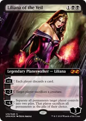 [1x] Liliana Of The Veil - Full Art Box Topper Foil - Played English - Ultimate • $71.99