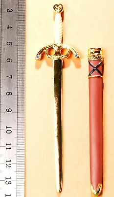 Miniature Trio Jewelled Swords In Sheath Plus Gift Box For Each • $17.99