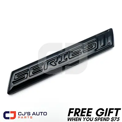 Holden Gloss Black Series 2 Series II Badge Fits VF Commodore • $32.95
