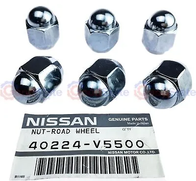 GENUINE Nissan Caravan E25 Pulsar N13 N14 N15 Wheel Nut Chrome 6 Pcs • $38.89