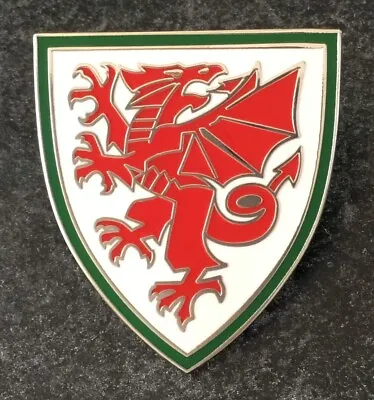 £4.75 • Buy Large Wales Cymru International Team Football Logo Souvenir Enamel Pin Badge