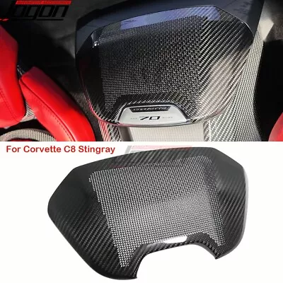 Carbon Rear Speaker Subwoofer Trim For Corvette C8 Stingray Coupe HTC Z06 2020+ • $288