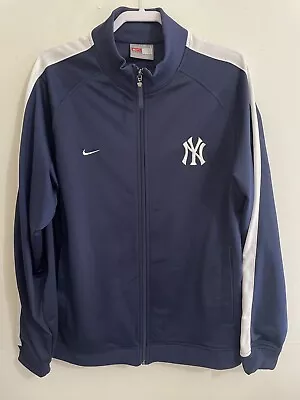 Nike MLB New York Yankees Blue Men’s Jacket Size Large Great Condition!! • $35