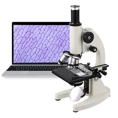 Biological Microscope 2500x Trinocular Video Digital With USB Camera 3D Clearly • $217.74