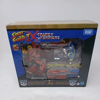 $43.50 • Buy Hasbro Street Fighter II X Transformers Autobot Hot Rod (Ken) Vs Arcee (Chun-Li)