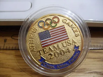 Olympic Games-ATHENS-2004-Team USA Medal-Emblems Of Distinction-#181 • £3.99