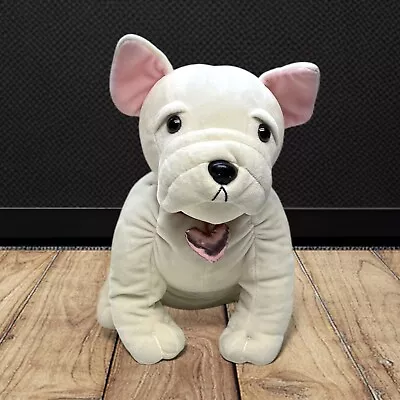 Martha Stewart Macy's 12  Plush Bulldog Puppy Dog Stuffed Animal Hearts • $11.95