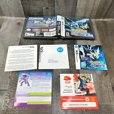 $57.99 • Buy Pokemon Black Version 2 Authentic Nintendo DS Case / Box And Manual Only!
