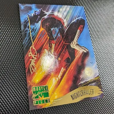 1995 Marvel Masterpieces #137 Nightcrawler Dave DeVries Auto • $15