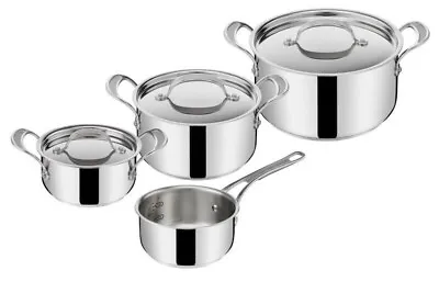 Tefal Jamie Oliver Cook's Classics 7 Pcs Cookware Set Saucepan Stewpots Pots Pot • £149.98