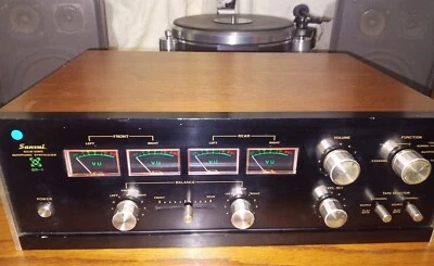 Sansui Quadrophonic Synthesizer Qs-1 Vintage Hi-fi Pre Amplifier Beautiful Retro • £399.99