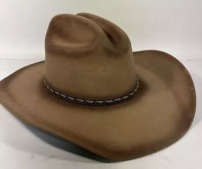 JASON ALDEN BY RESISTOL COWBOY HAT Sz: 7 WESTERN Youth/Womens Sz Suede Leather • $59