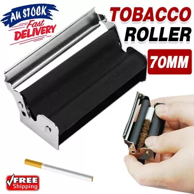 70MM Portable Tobacco Cannabis Joint Roller Maker Cigarette Rolling Machine DIY • $9.65