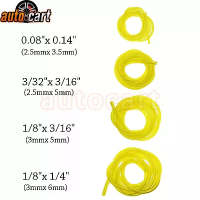 Petrol Fuel Line Hose Gas Pipe Tubing 4 Sizes For Trimmer Mower Blower Chainsaw • $6.96