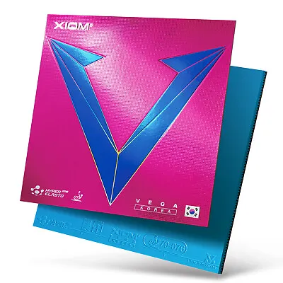 XIOM VEGA KOREA Table Tennis Rubber OFFICIAL UK SUPPLIER SPECIAL PRICE 79-076 • £39.99