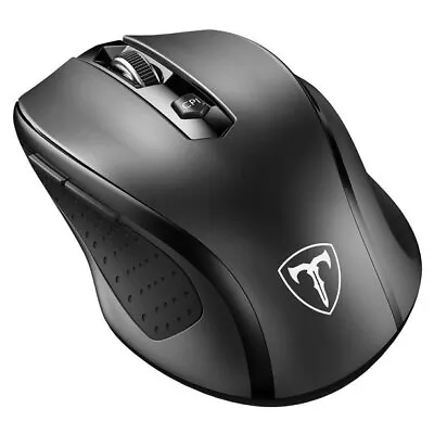 VicTsing MM057 2.4G Wireless Optical Mice Mouse With USB Receiver & DPI (Black) • $13.99