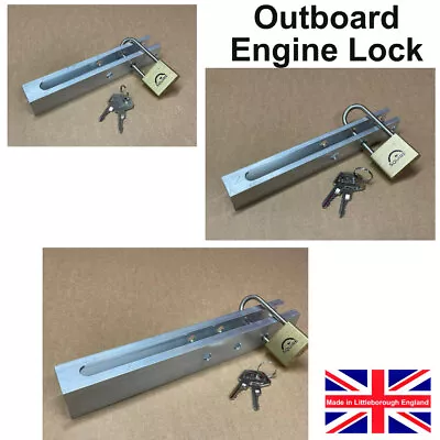 Outboard Motor Lock Outboard Engine 3 Sizes  Made In England NO PADLOCK INCLUDED • £30.95