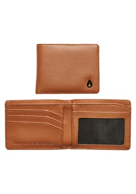 Nixon Cape Vegan Leather Wallet 400-Brown • $25