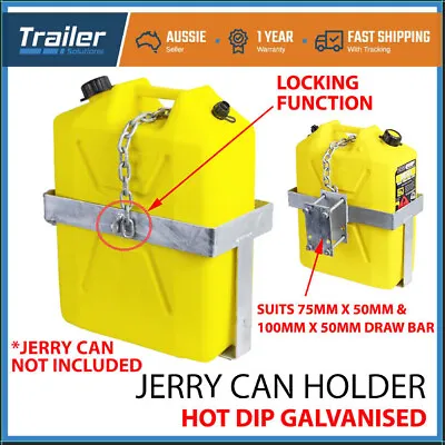 $64.15 • Buy 20L Hot Dip Galvanized Jerry Can Holder - BOAT BOX JET-SKI TRAILER CARAVAN