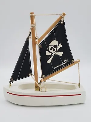 BOSUN Vintage Wooden Boat Pirate Ship Model By Reeves Dutch Barge Wooden Toy • $31.50