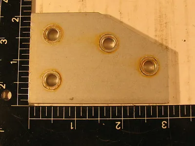 Four  (4-hole 60deg Joining Plates) 80/20 Inc.#4164 For Alum. T-Slot Extrusions • $8.10