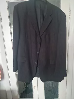 Karl Jackson Mens Black Suit Jacket 48' Reg - 'The Business Suit' • £9.99