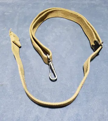 Wwii British P37 Webbing Sten / Sterling Smg Web Sling W/clip No Rear Loop • $14.78